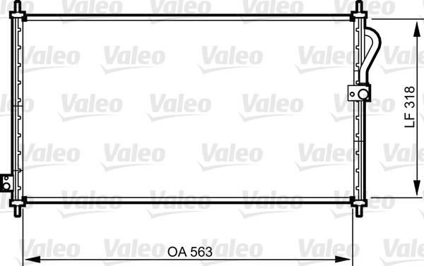 Valeo 814302 - Condenser, air conditioning www.avaruosad.ee