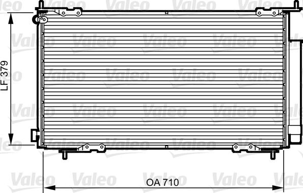 Valeo 814225 - Condenser, air conditioning www.avaruosad.ee