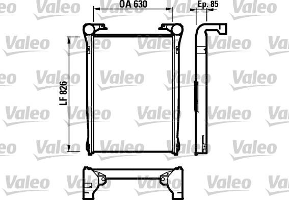 Valeo 816978 - Kompressoriõhu radiaator www.avaruosad.ee