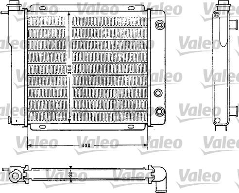Valeo 810882 - Radiator, engine cooling www.avaruosad.ee