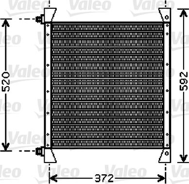 Valeo 818039 - Condenser, air conditioning www.avaruosad.ee