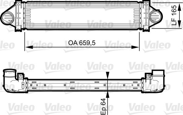 Valeo 818245 - Kompressoriõhu radiaator www.avaruosad.ee