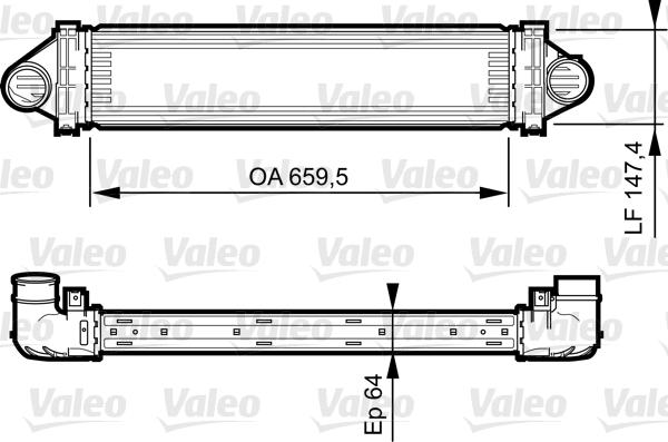 Valeo 818240 - Kompressoriõhu radiaator www.avaruosad.ee