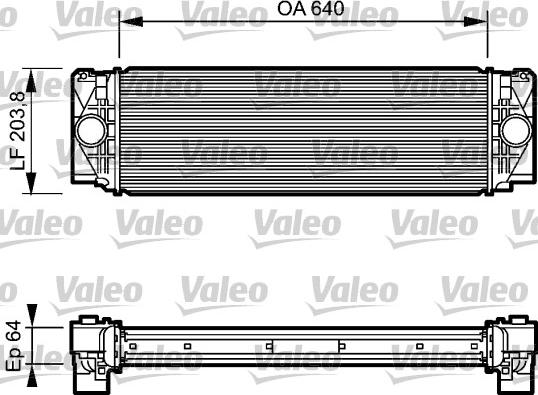 Valeo 818732 - Kompressoriõhu radiaator www.avaruosad.ee