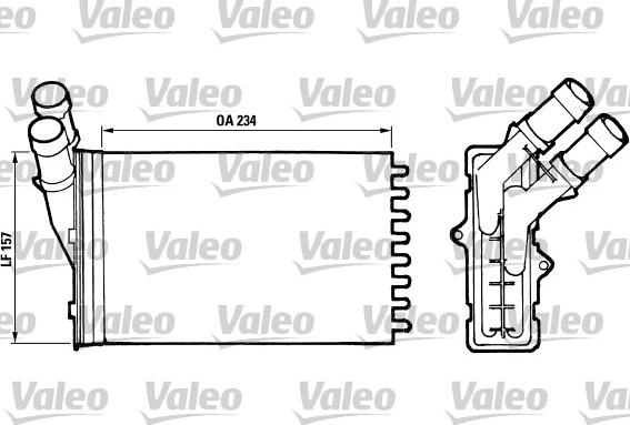 Valeo 812005 - Radiators, Motora dzesēšanas sistēma www.avaruosad.ee