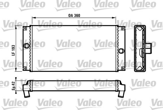 Valeo 812035 - Heat Exchanger, interior heating www.avaruosad.ee
