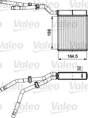 Valeo 812359 - Heat Exchanger, interior heating www.avaruosad.ee