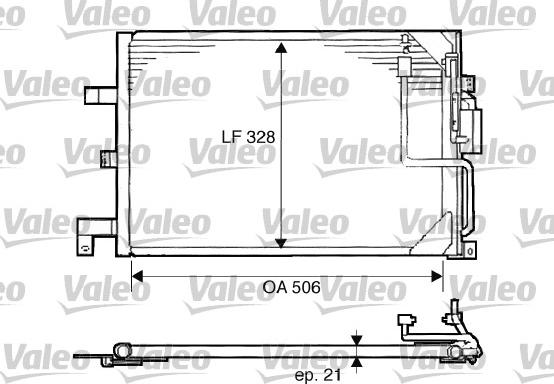 Valeo 817507 - Kondensaator,kliimaseade www.avaruosad.ee