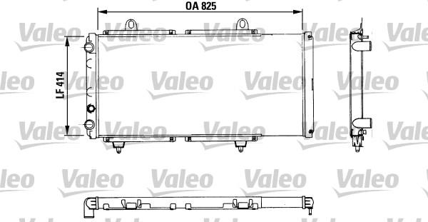 Valeo 883765 - Radiaator,mootorijahutus www.avaruosad.ee