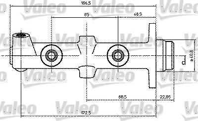 Valeo 350686 - Brake Master Cylinder www.avaruosad.ee