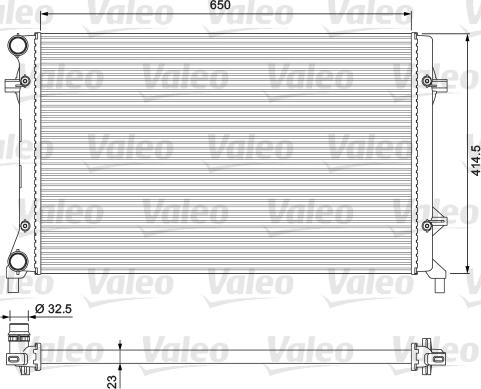 Valeo 234332 - Радиатор, охлаждение двигателя www.avaruosad.ee