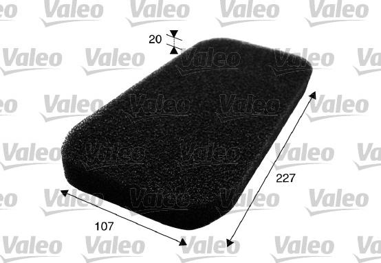 Valeo 716001 - Filter,salongiõhk www.avaruosad.ee