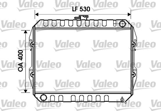 Valeo 734846 - Radiaator,mootorijahutus www.avaruosad.ee