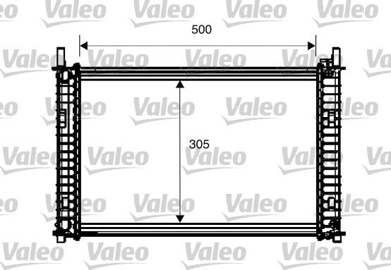 Valeo 734274 - Radiaator,mootorijahutus www.avaruosad.ee