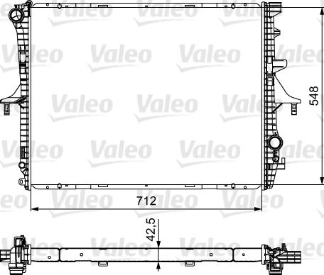 Valeo 734740 - Radiaator,mootorijahutus www.avaruosad.ee