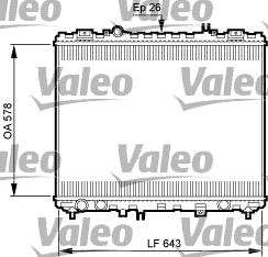 Valeo 735506 - Radiator, engine cooling www.avaruosad.ee