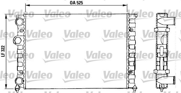 Valeo 730504 - Radiaator,mootorijahutus www.avaruosad.ee