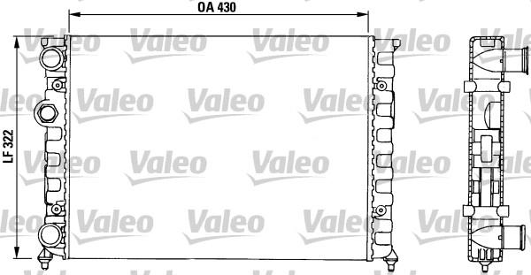 Valeo 730503 - Radiator, engine cooling www.avaruosad.ee