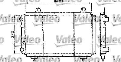 Valeo 730004 - Radiaator,mootorijahutus www.avaruosad.ee