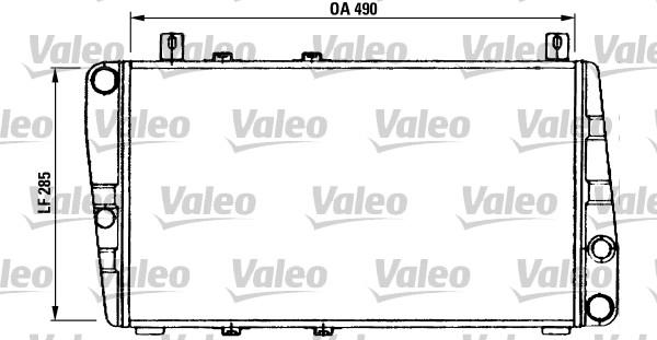 Valeo 730375 - Radiators, Motora dzesēšanas sistēma www.avaruosad.ee