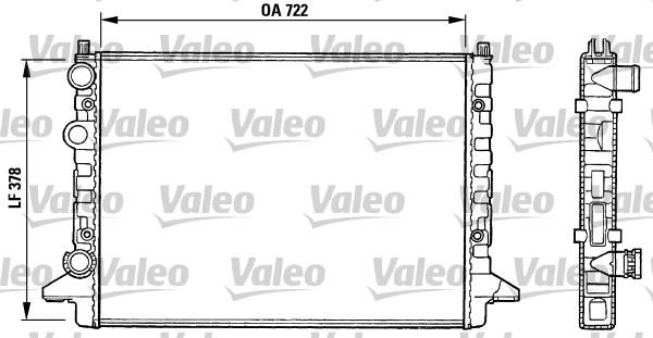 Valeo 731008 - Radiators, Motora dzesēšanas sistēma www.avaruosad.ee