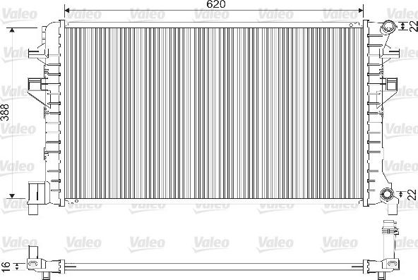 Valeo 733121 - Radiaator,mootorijahutus www.avaruosad.ee