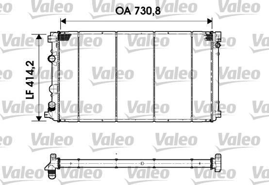 Valeo 732920 - Radiaator,mootorijahutus www.avaruosad.ee