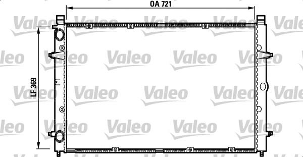 Valeo 732397 - Radiaator,mootorijahutus www.avaruosad.ee