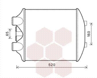 Van Wezel 49004040 - Kompressoriõhu radiaator www.avaruosad.ee