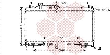 Van Wezel 51002068 - Radiaator,mootorijahutus www.avaruosad.ee