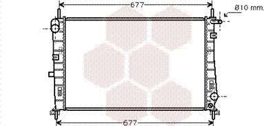 Van Wezel 18002196 - Radiaator,mootorijahutus www.avaruosad.ee