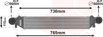 Van Wezel 30004380 - Radiador de aire de admisión www.avaruosad.ee
