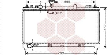 Van Wezel 27002218 - Radiators, Motora dzesēšanas sistēma www.avaruosad.ee