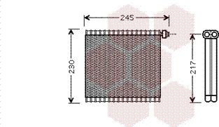 Van Wezel 2700V217 - Испаритель, кондиционер www.avaruosad.ee
