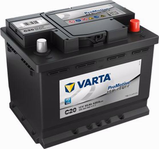 Varta 555 064 042 - Стартерная аккумуляторная батарея, АКБ www.avaruosad.ee