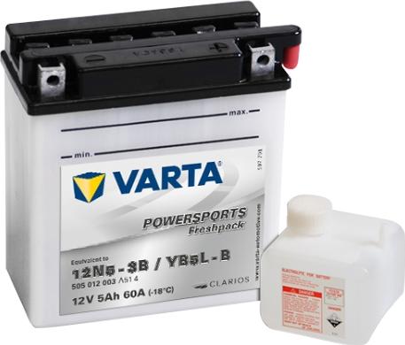 Varta 505012003A514 - Стартерная аккумуляторная батарея, АКБ www.avaruosad.ee