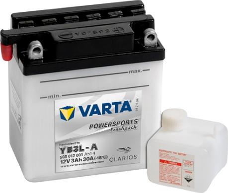 Varta 503012001A514 - Стартерная аккумуляторная батарея, АКБ www.avaruosad.ee