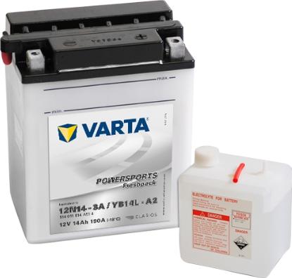 Varta 514011014A514 - Стартерная аккумуляторная батарея, АКБ www.avaruosad.ee