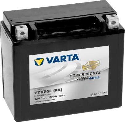 Varta 518909027I312 - Стартерная аккумуляторная батарея, АКБ www.avaruosad.ee