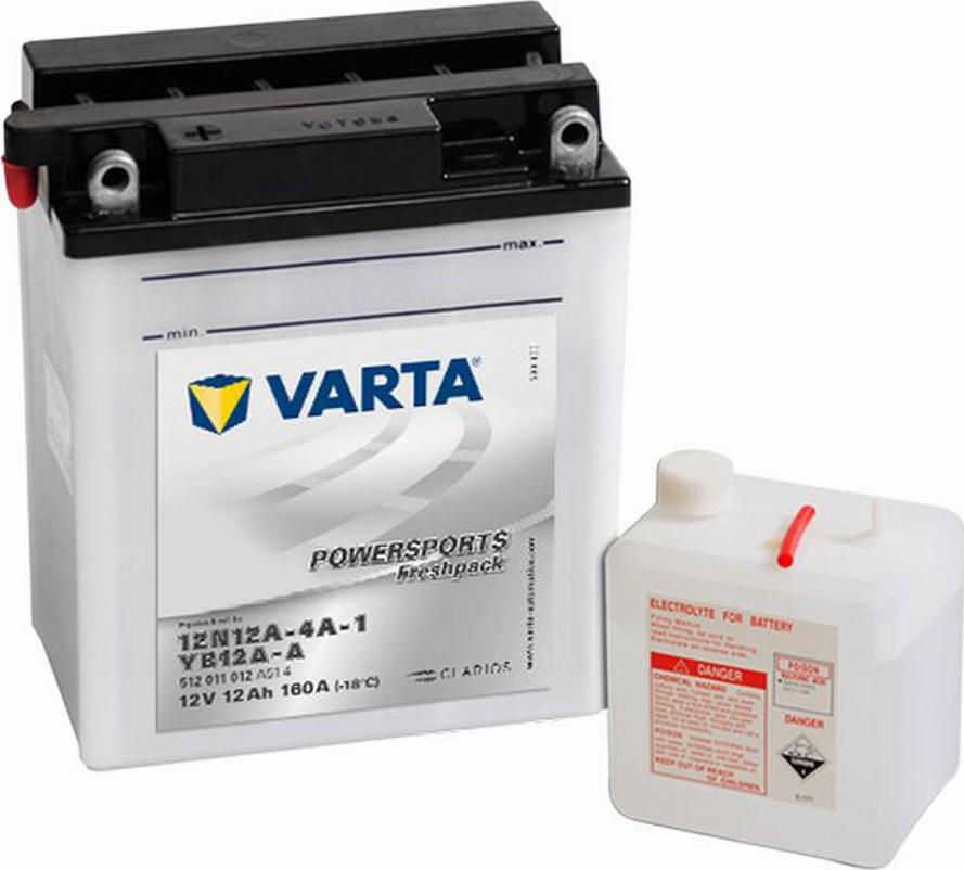 Varta 512 011 012 - Käynnistysakku www.avaruosad.ee