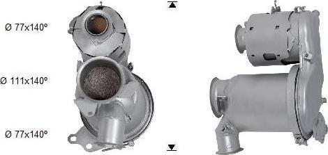 VEGAZ VK-440 - Soot/Particulate Filter, exhaust system www.avaruosad.ee