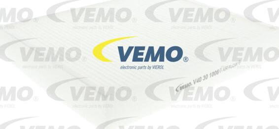 Vemo V40-30-1006 - Filter, interior air www.avaruosad.ee