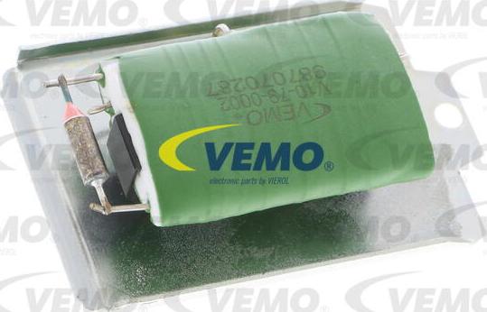 Vemo V10-79-0002 - Regulator, passenger compartment fan www.avaruosad.ee