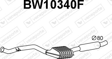 Veneporte BW10340F - Sot-/partikelfilter, avgassystem www.avaruosad.ee