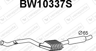 Veneporte BW10337S - Сажевый / частичный фильтр, система выхлопа ОГ www.avaruosad.ee