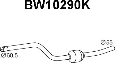 Veneporte BW10290K - Catalytic Converter www.avaruosad.ee