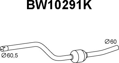 Veneporte BW10291K - Catalytic Converter www.avaruosad.ee