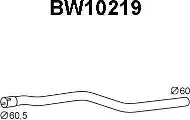 Veneporte BW10219 - Exhaust Pipe www.avaruosad.ee