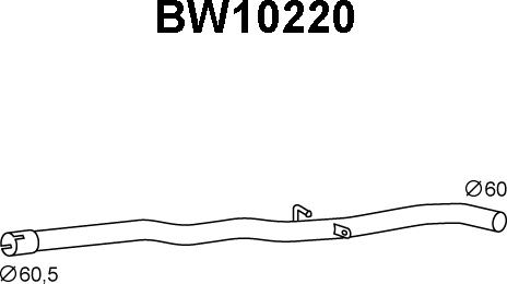 Veneporte BW10220 - Exhaust Pipe www.avaruosad.ee