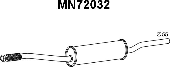 Veneporte MN72032 - Предглушитель выхлопных газов www.avaruosad.ee